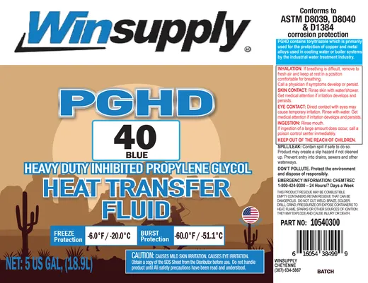 Winsupply Cheyenne label concept